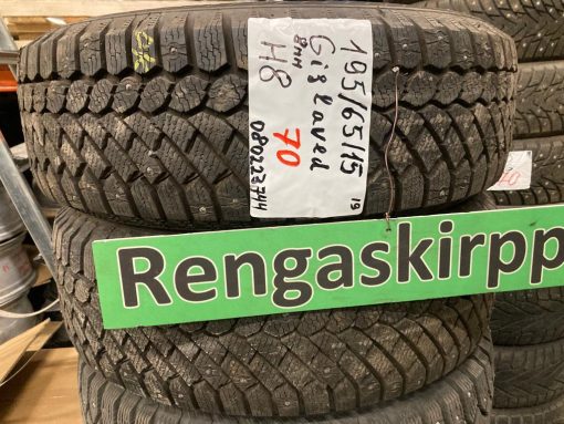 195/65R15 Gislaved nasta 8mm / 3P55
