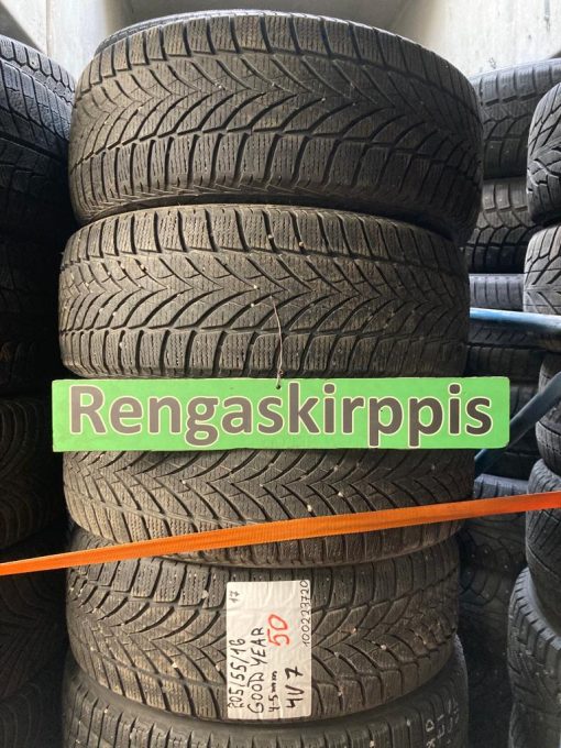 K 205/55R16 Goodyear kitka 4-5mm DOT17 4V7