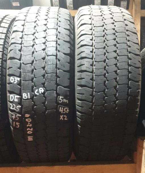 k 225/75R15 Debica 5mm kesä/ 2P15