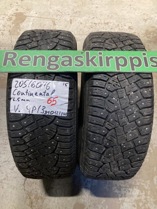 K 205/60R16 Continental nasta 6,5mm DOT15 4P13