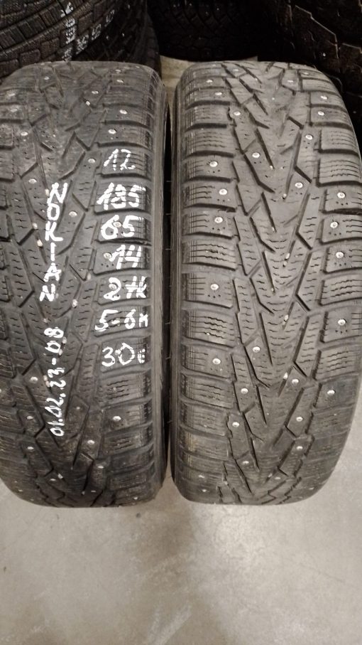 k 185/65R14 Nokian nasta 5-6mm/ 3V25