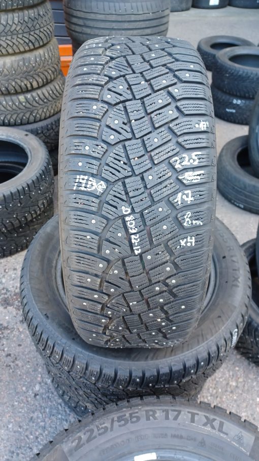 k 225/55R17 Continental 8mm nasta / 5V23