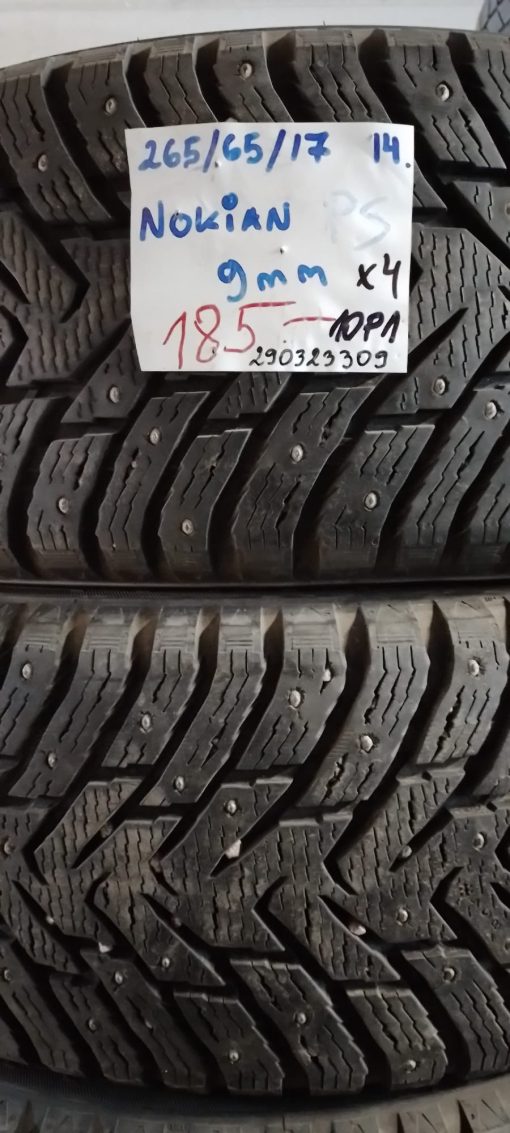 K 265/65R17 Nokian nasta 9mm Dot14