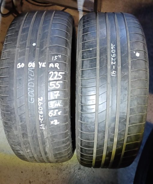 k 225/55R17 GoodYear 5mm kesä / K2
