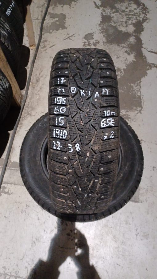K 195/50R15 Nokian nasta 10mm / 2P10