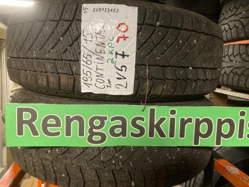 K 195/65R15 Continental kitka 7mm DOT15 2V57