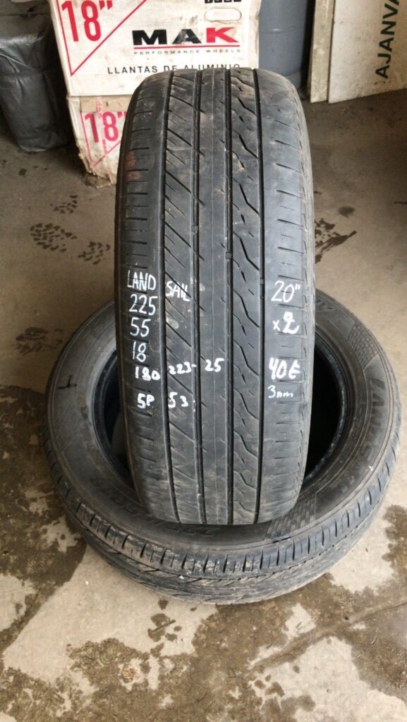 k 225/55R18 Landsail kesä 3mm / 5P53