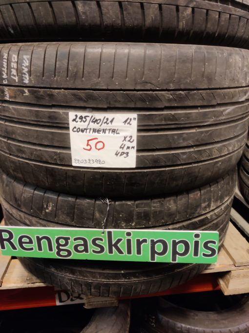 295/40R21 Continental kesä 4mm / 4P3
