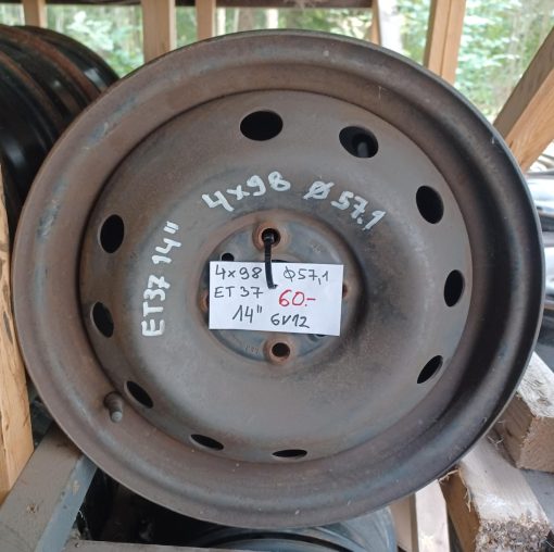 14" 4x98 Kr57,1 Et37