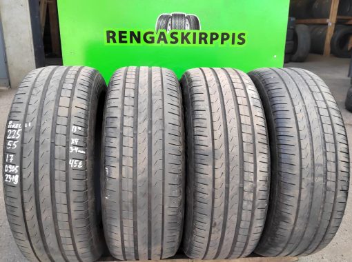 K 225/55R17 Pirelli kesä 3-4mm 5V55