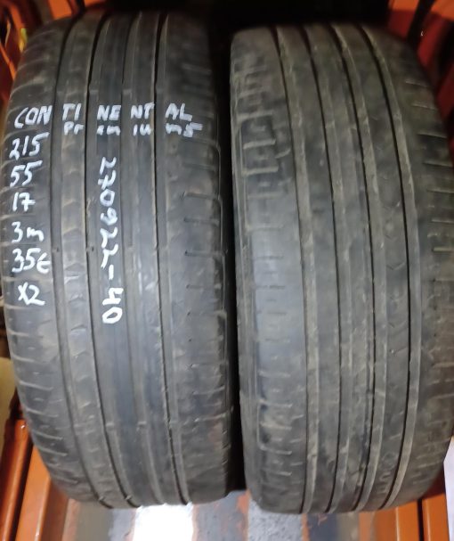 K 215/55R17 Continental Premium 5 kesä 4mm / K2