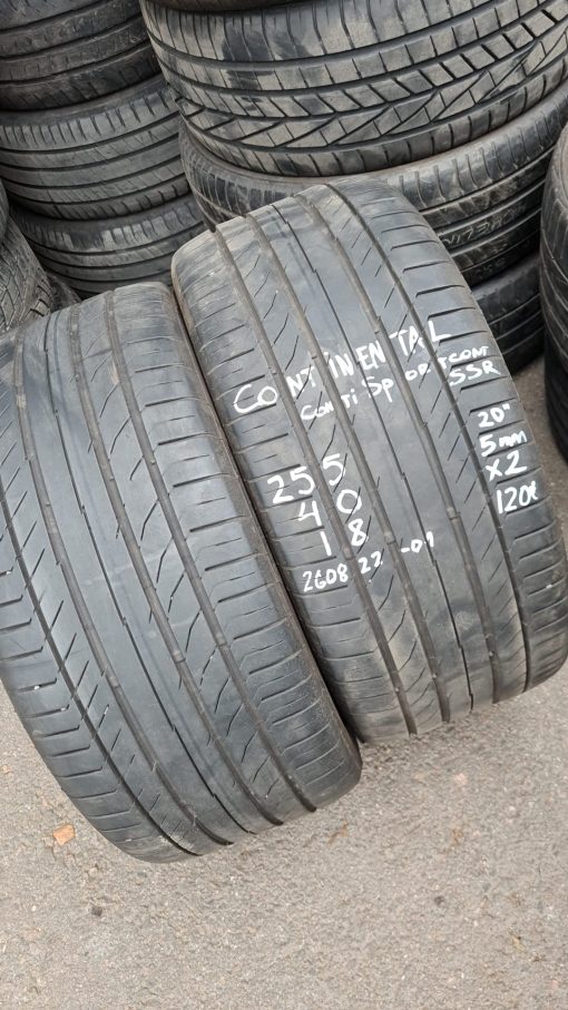 k 255/40R18 Continental 5mm kesä DOT20 / K3