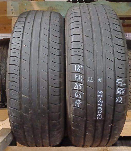 K 215/65R17 Falken kesä 5-6mm / K5