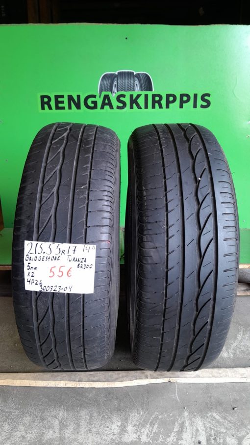 K 215/55R17 Bridgestone Turanza ER300 kesä 5mm 4P26