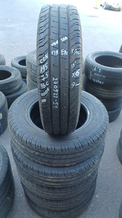K 195/75R16C Continental kesä 9mm / K2