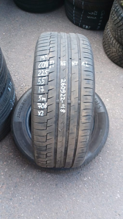 k 225/55R17 Continental 5mm kesä / K2