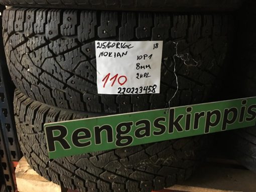 K 215/60R16c Nokian nasta 8mm DOT18 10P1