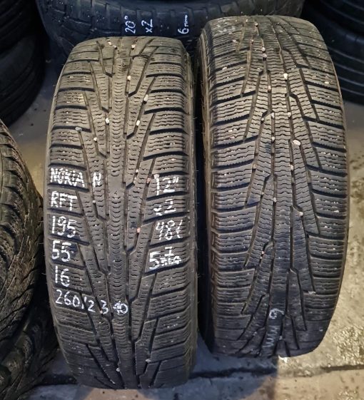 k 195/55R16 Nokian kitka 5mm/ 3P14