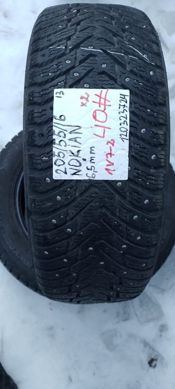 K 205/55R16 Nokian nasta 6,5mm DOT13 1V7-2 #