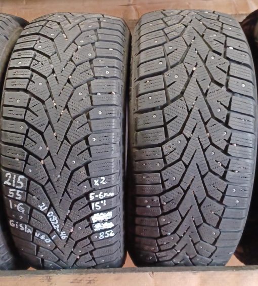 215/55R16 Gislaved nasta 5-6mm / 4V34