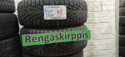 225/60R17 Nokian nasta 6,5mm / 5V10