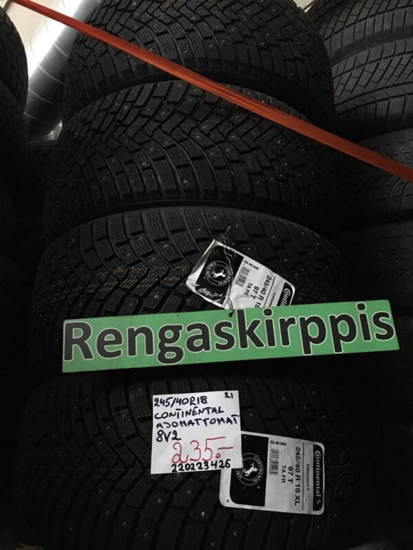 K 245/40R18 Continental nasta ajamattomat DOT21 8V2