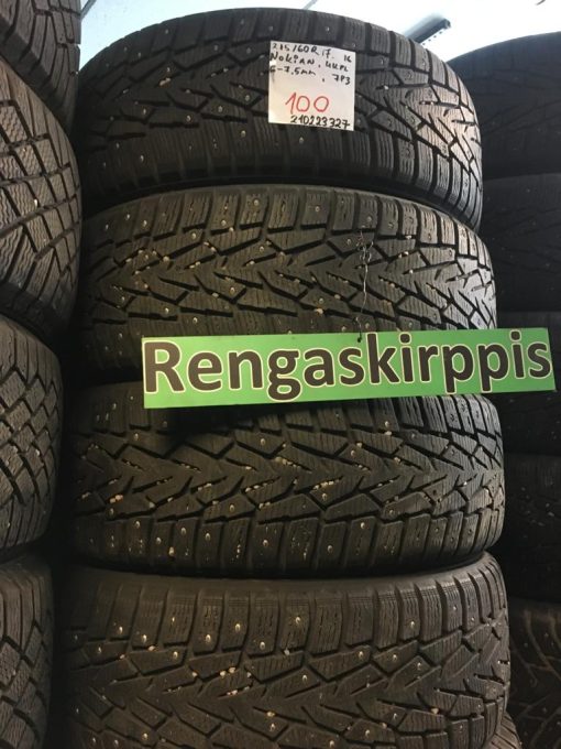 K 215/60R17 Nokian nasta 6-7,5mm DOT16 7P3