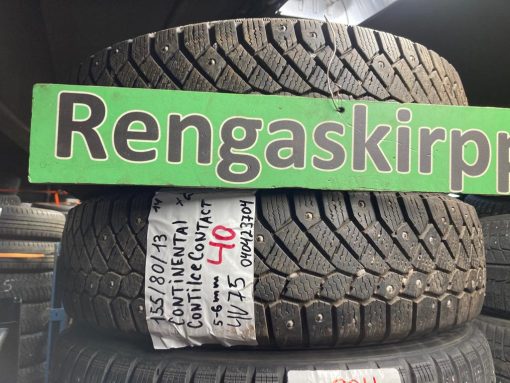 K 155/80R13 Continental Conti IceContact nasta 5-6mm 4V75