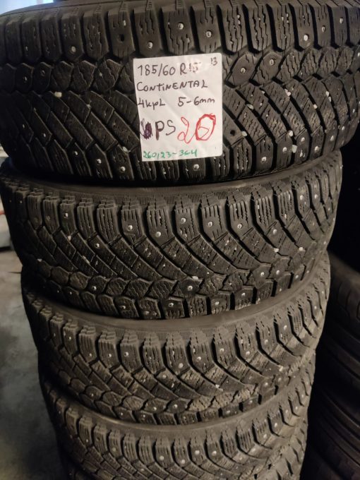 K 185/60R15 Continental nasta 5-6mm Dot13
