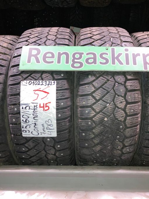 K 195/60R15 Continental nasta 7mm DOT12 4P83