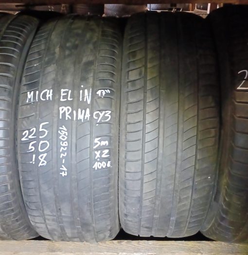 225/50R18 Michelin Primacy3 kesä 5mm / 5P54