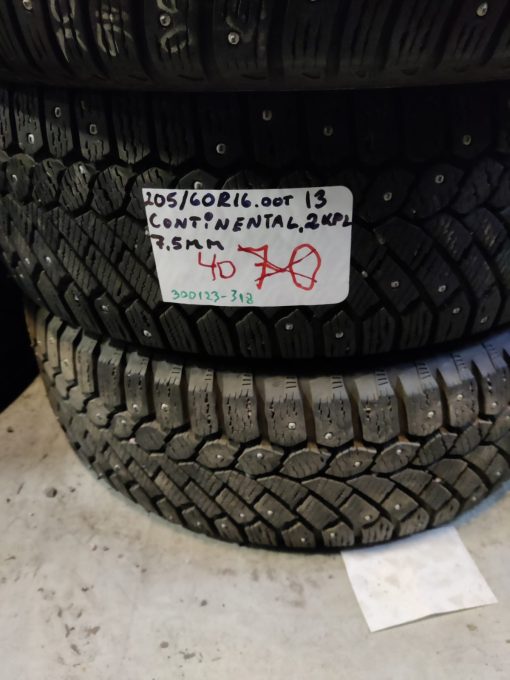 K 205/60R16 Continental nasta 7,5mm / 3P6A