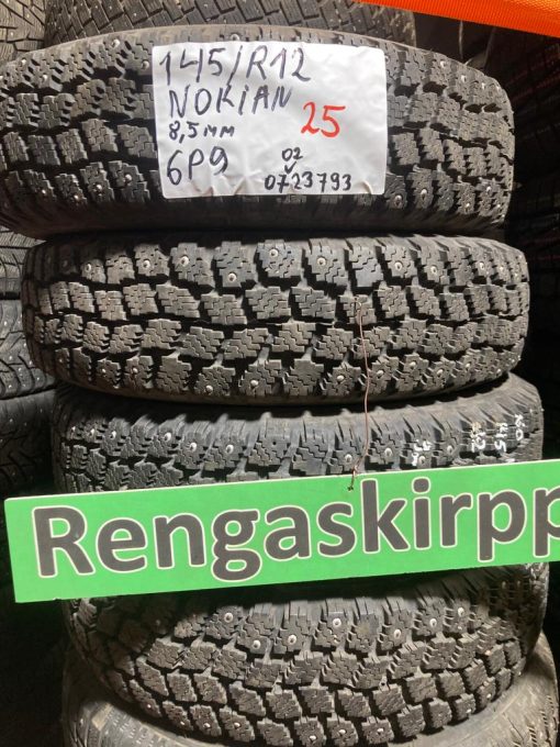 K 145/80R12 Nokian nasta 8,5mm 7P2-2