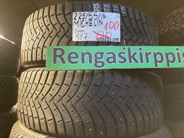 K 225/55R16 Michelin nasta 7mm DOT18 5V7