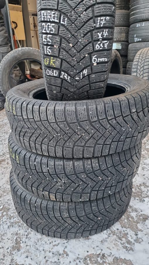 k 205/55R16 Pirelli kitka 6mm/ 4V21