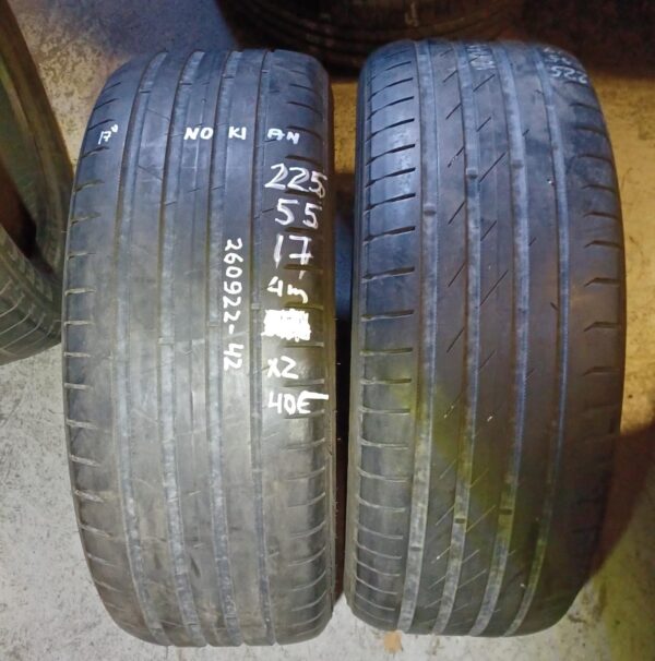 k 225/55R17 Nokian 4mm kesä / K2