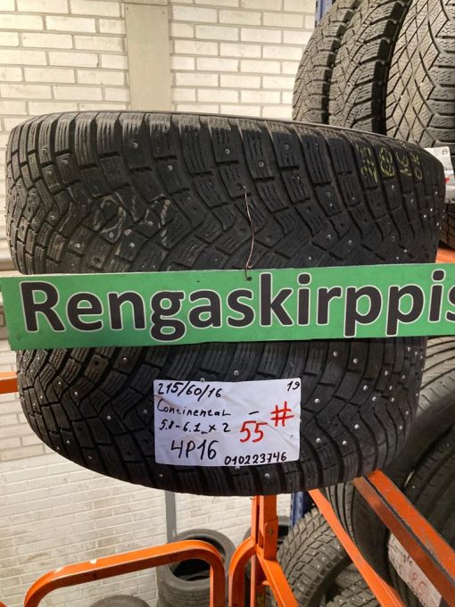 K 215/60R16 Continental nasta 5,8-6,1mm DOT19 4P16 #