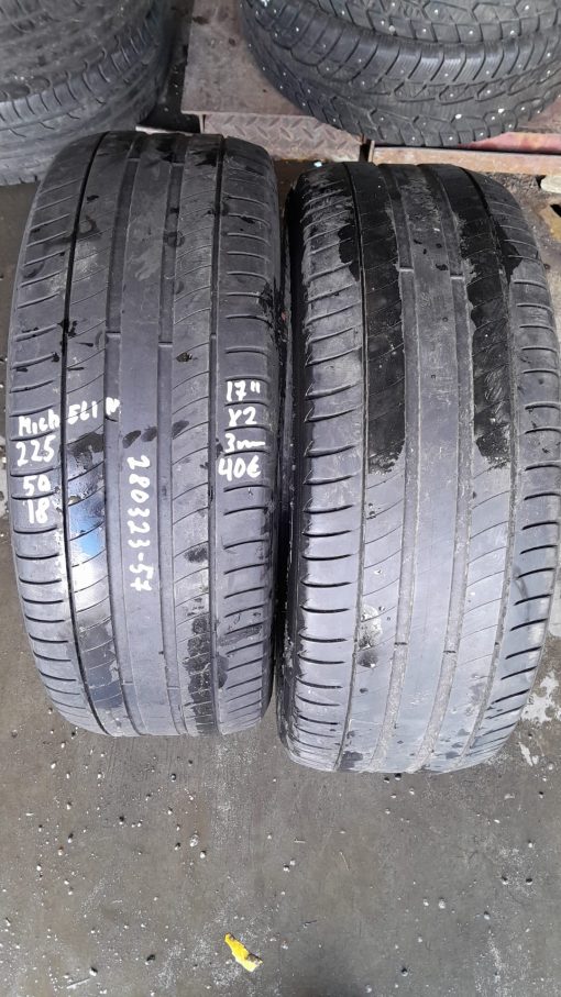 225/50R18 Michelin kesä 3mm / K14