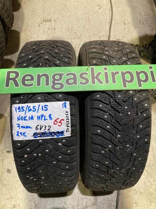 K 195/65R15 Nokian HPL8 nasta 7mm DOT18 6V32