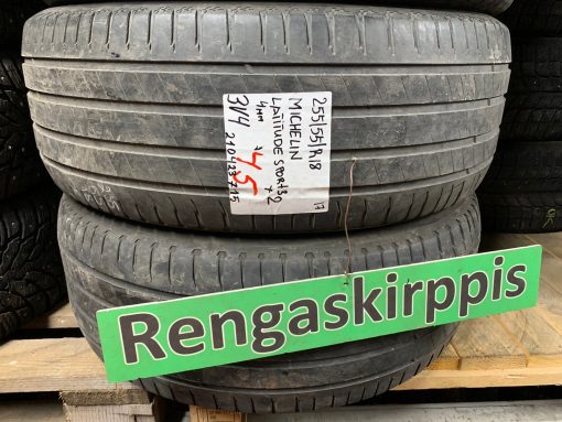 K 235/55R18 Michelin Latitude Sport 3 kesä 4mm 3V4
