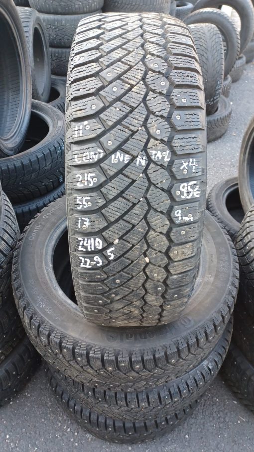 215/55R17 Continental nasta 9mm / 4P34
