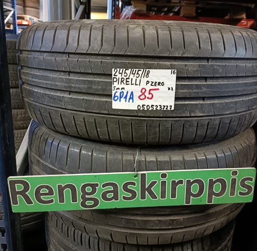 K 245/45R18 Pirelli PZero kesä 5mm 6P1A