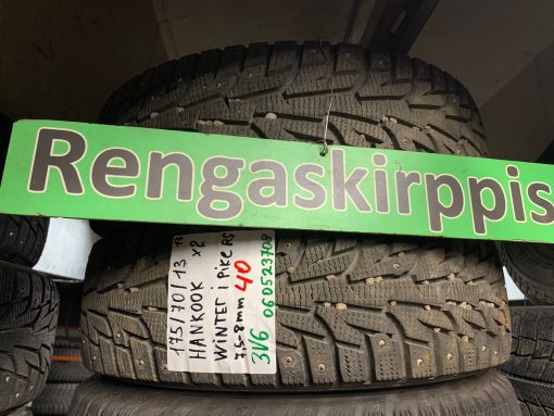 K 175/70R13 Hankook Winter IPike RS nasta 7,5-8mm 3V6