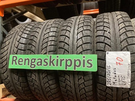 K 205/70R15 Matador nasta 7-8mm DOT16 2V15