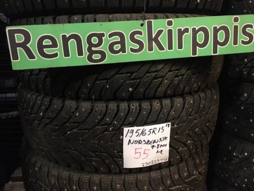 K 195/65R15 Norrsken nasta 7-8mm 6P12-3