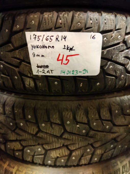 K 175/65R14 Yokohama nasta 9mm / 1-2AT