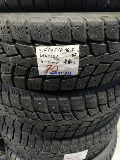 K 225/75R16C Marshal nasta 6-8mm / 3P3-3