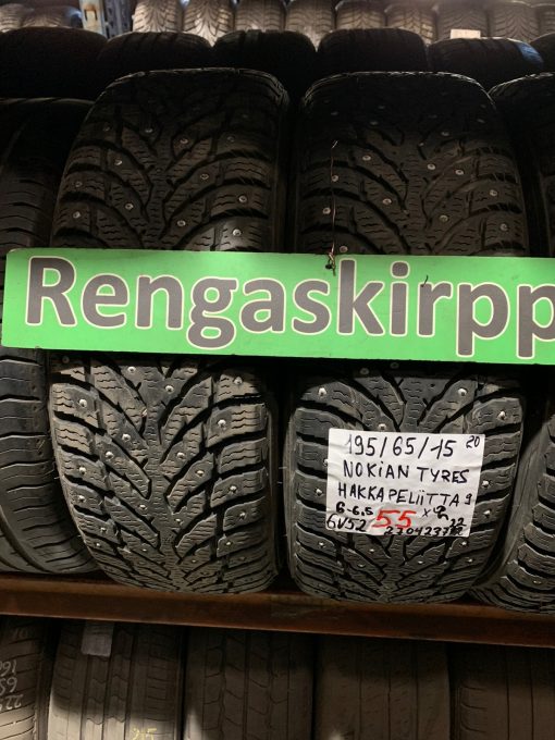 K 195/65R15 Nokian Tyres HKPL 9 nasta 6-6,5mm 6V52