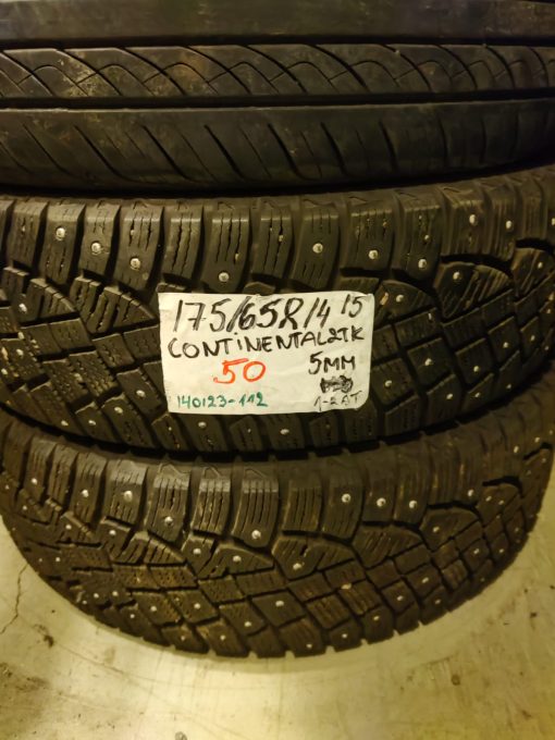 K 175/65R14 Continental nasta 5mm / 1-2AT