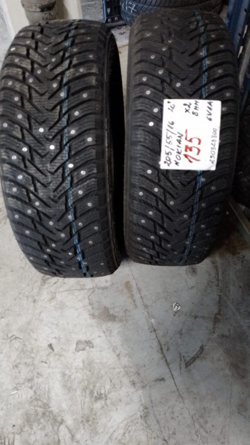 K 205/55R16 Nokian nasta 8mm DOT20 6V1A